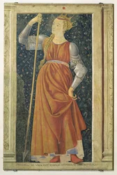 Queen Tomyris, from the Villa Carducci series of famous men and women, c.1450